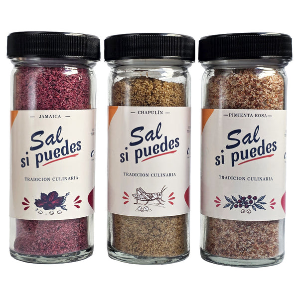 Pack de 3 Sales Artesanales “Sal si puedes”