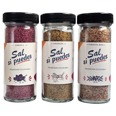 Pack de 3 Sales Artesanales “Sal si puedes”